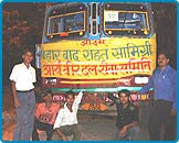 Arya Veer Dal Delhi Pradesh - Bihar Flood Relief Operation 15th September 2008